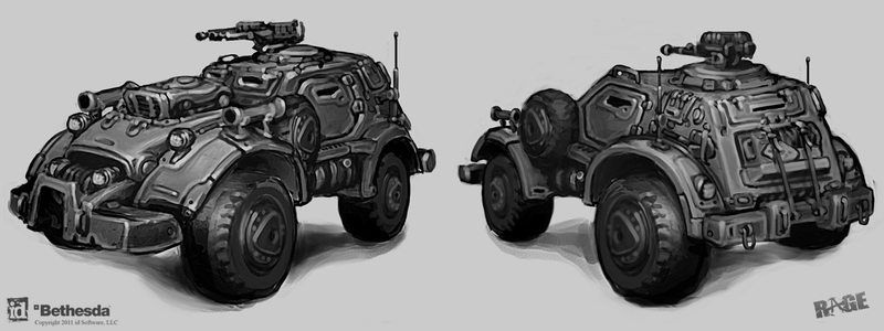 Illustration for article titled The Pretty Ladies, Mutants & Busted Old Cars of RAGE's Wasteland